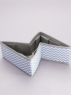 Casier de rangement en tissu - Kiabi