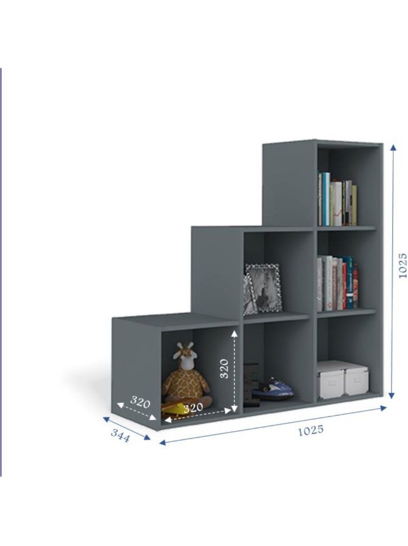 Casier de rangement Escalier Timeus - AKITEN RETAIL Blanc - Kiabi