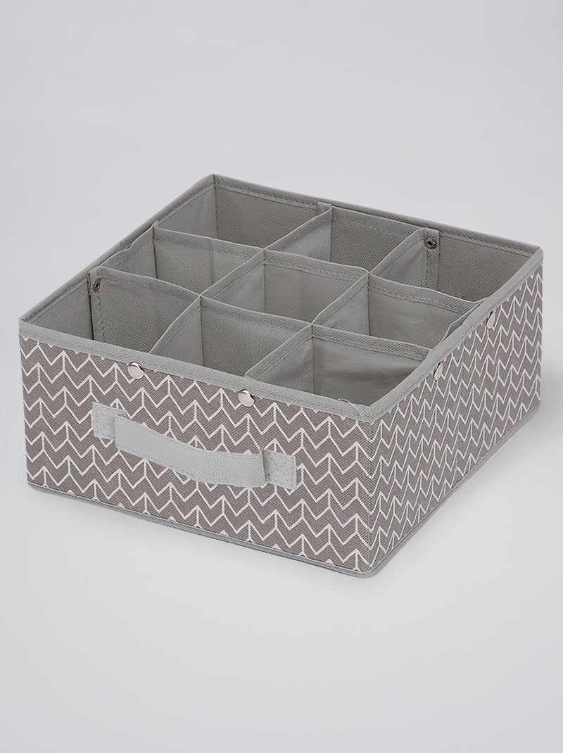 Casier de rangements Gris - Kiabi