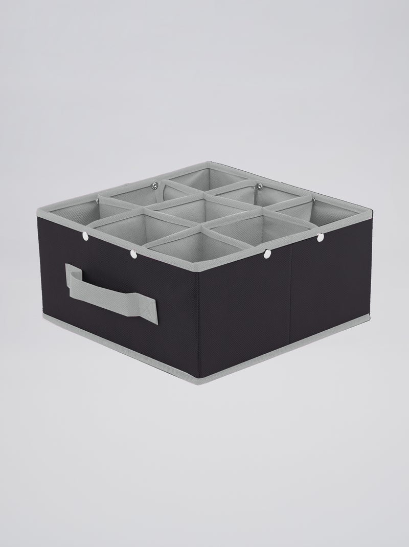 Casier pliable 9 compartiments Gris - Kiabi