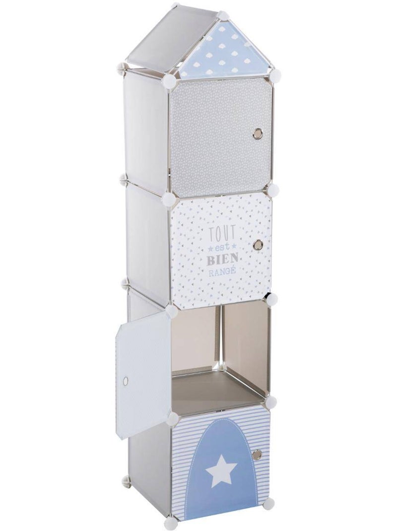Casiers de rangement enfant colonne Gris - Kiabi