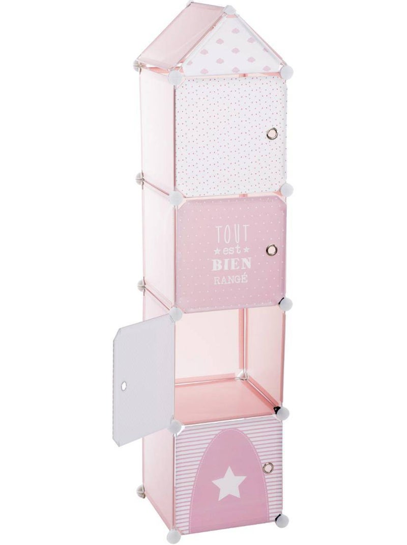 Casiers de rangement enfant COLONNE Rose - Kiabi