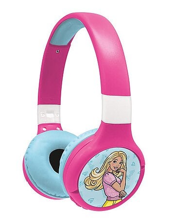Casque 2 en 1 Barbie Bluetooth et Filaire avec limitation de son