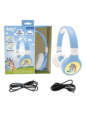 Casque 2 en 1 Bluey Bluetooth et Filaire avec limitation de son