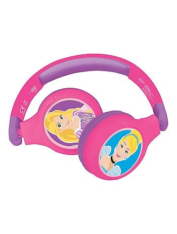 Casque 2 en 1 Disney Princesse Bluetooth et Filaire avec limitation de son