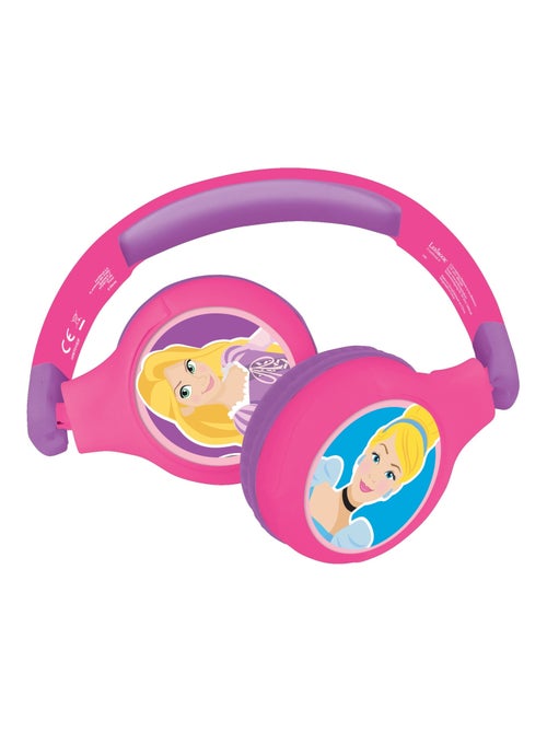 Casque 2 en 1 Disney Princesse Bluetooth et Filaire avec limitation de son - Kiabi