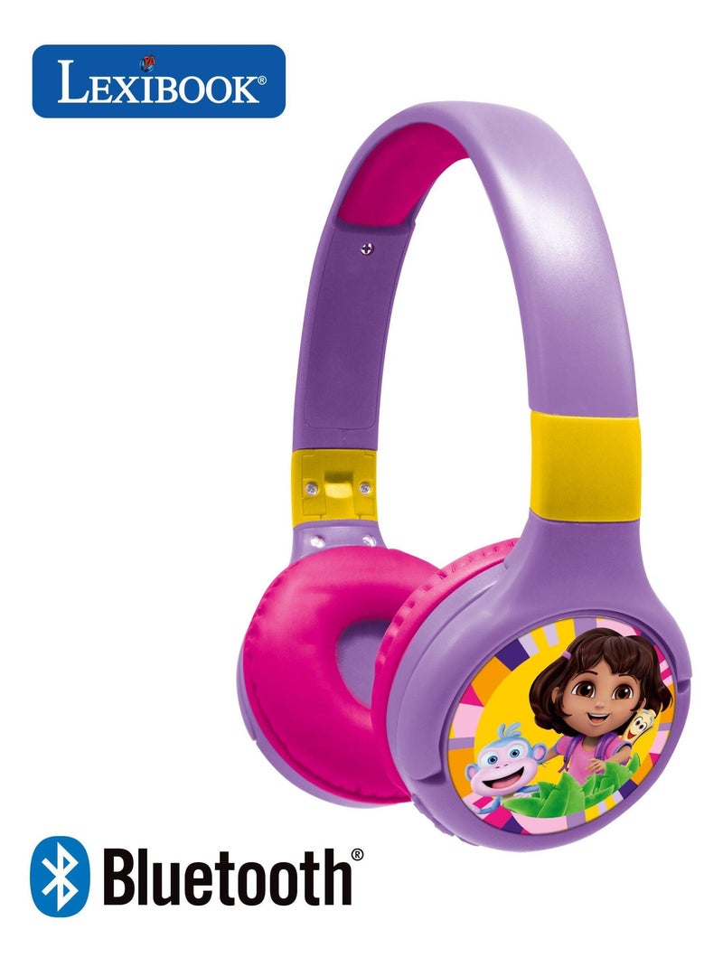 Casque 2 en 1 Dora Bluetooth et Filaire avec limitation de son Rouge - Kiabi