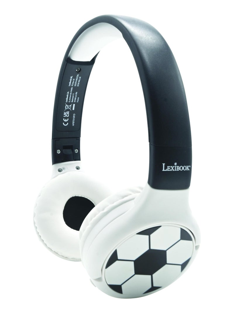 Casque 2 en 1 Football Bluetooth et Filaire avec limitation de son Noir - Kiabi