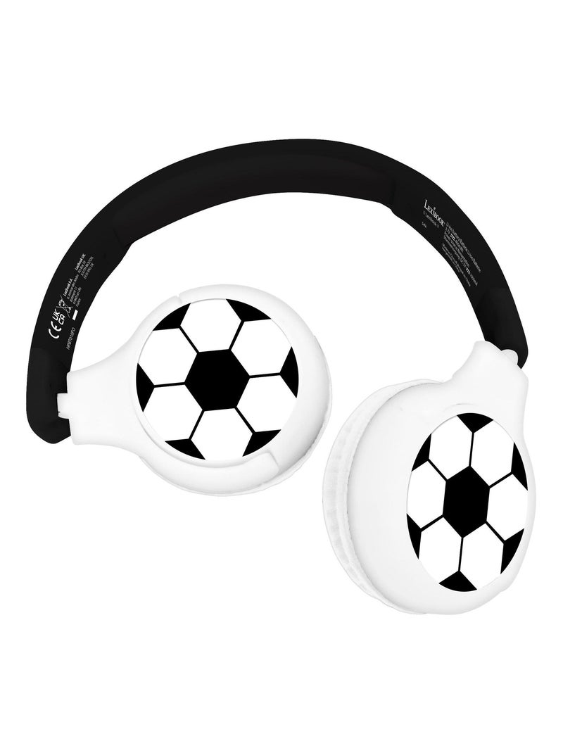 Casque 2 en 1 Football Bluetooth et Filaire avec limitation de son Noir - Kiabi