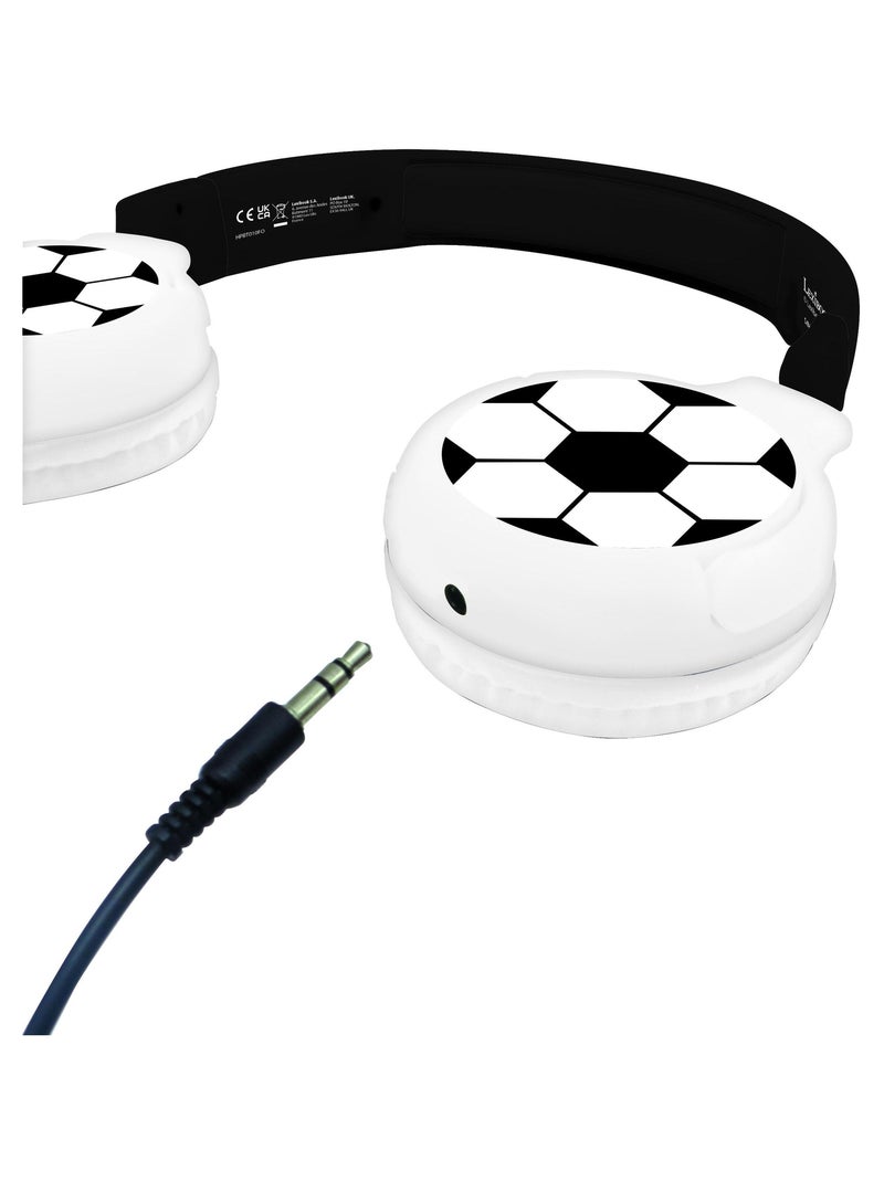Casque 2 en 1 Football Bluetooth et Filaire avec limitation de son Noir - Kiabi