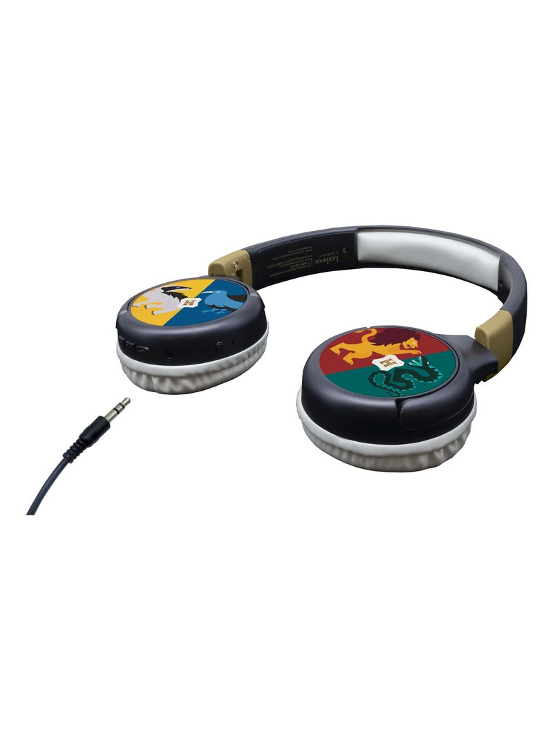 Casque 2 en 1 Harry Potter Bluetooth et Filaire avec limitation de son Noir - Kiabi