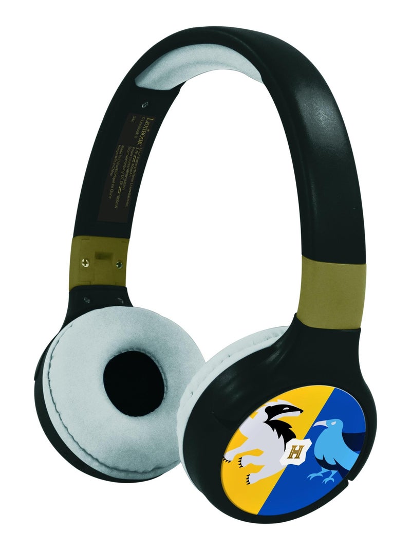Casque 2 en 1 Harry Potter Bluetooth et Filaire avec limitation de son Noir - Kiabi