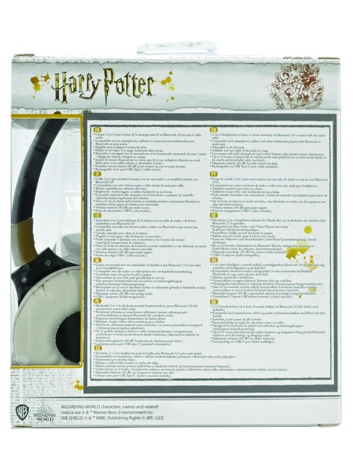 Casque 2 en 1 Harry Potter Bluetooth et Filaire avec limitation de son - Kiabi