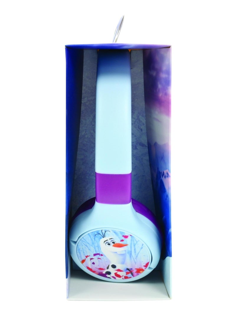 Casque 2 en 1 La Reine des Neiges Bluetooth et Filaire avec limitation de son Bleu - Kiabi
