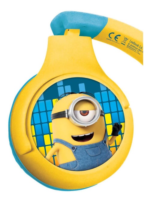 Casque 2 en 1 Les Minions Bluetooth et Filaire avec limitation de son - Kiabi