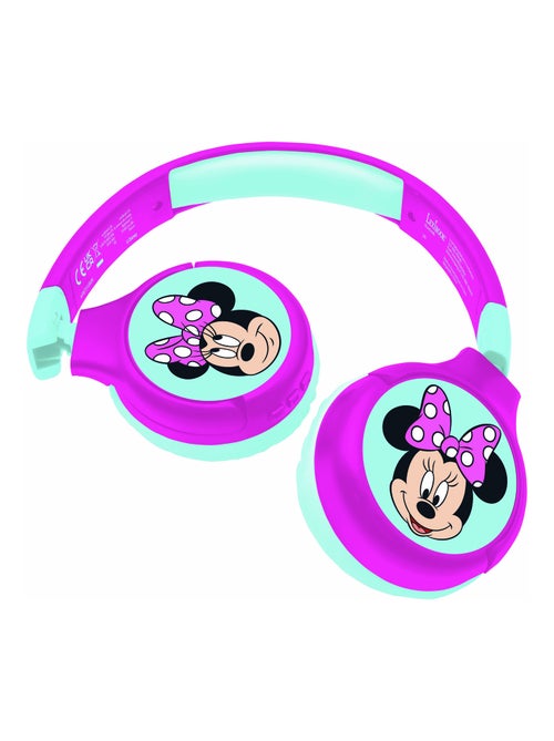 Casque 2 en 1 Minnie Mouse Bluetooth et Filaire avec limitation de son - Kiabi