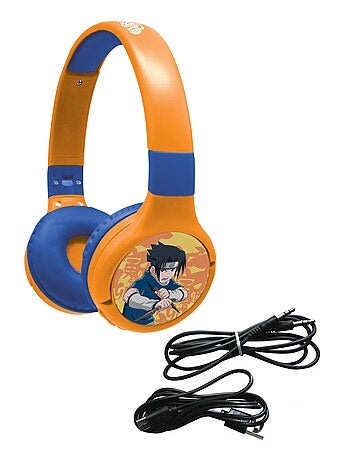 Casque 2 en 1 Naruto Bluetooth et Filaire avec limitation de son