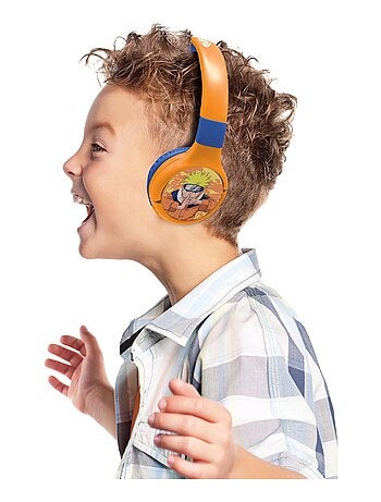 Casque 2 en 1 Naruto Bluetooth et Filaire avec limitation de son