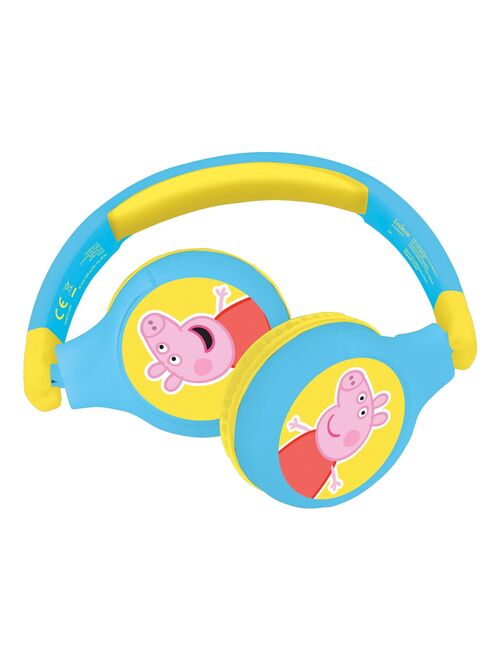 Casque 2 En 1 Peppa Pig Bluetooth® Et Filaire Pliable Pour Enfants Avec Limitation De Son - Kiabi