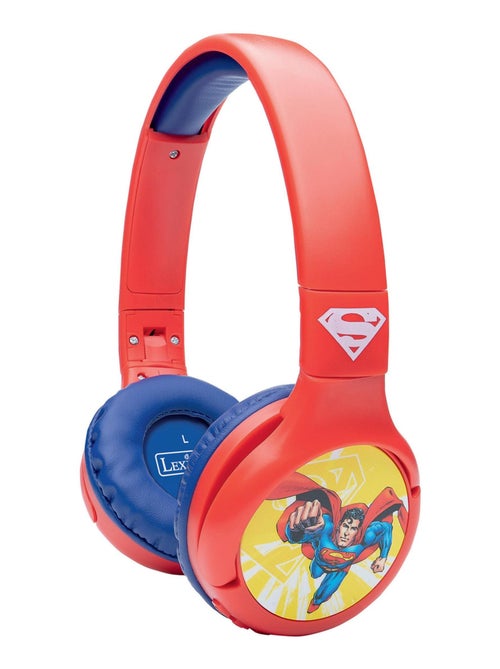 Casque 2 en 1 Superman Bluetooth et Filaire avec limitation de son - Kiabi