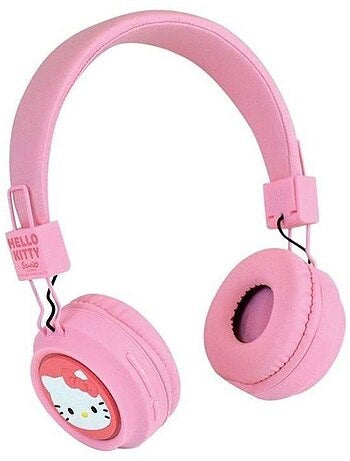 Casque ajustable bluetooth avec micro - HELLO KITTY - Câble usb - Câble audio - Dès 3 ans