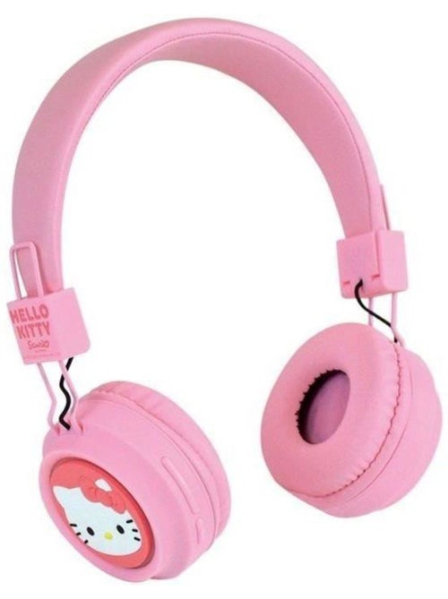 Casque ajustable bluetooth avec micro - HELLO KITTY - Câble usb - Câble audio - Dès 3 ans - Kiabi