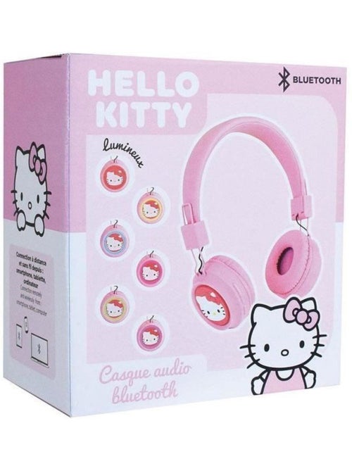 Casque ajustable bluetooth avec micro - HELLO KITTY - Câble usb - Câble audio - Dès 3 ans - Kiabi