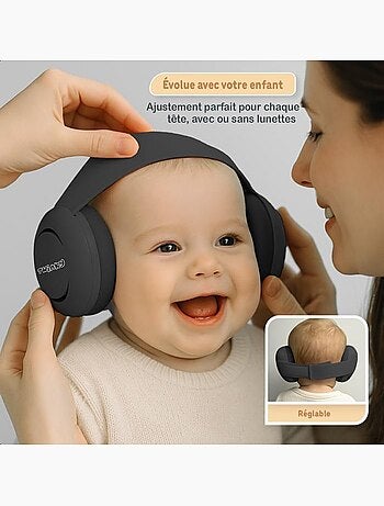 Casque anti-bruit bébé - baby muffy 23 db certifié ce - twinky