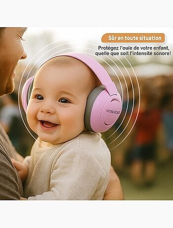 Casque anti-bruit bébé - baby muffy 23 db certifié ce - twinky
