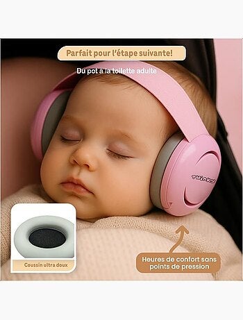 Casque anti-bruit bébé - baby muffy 23 db certifié ce - twinky