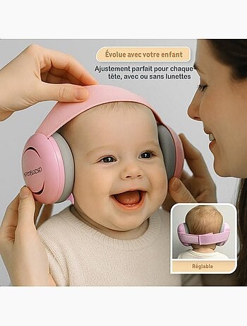 Casque anti-bruit bébé - baby muffy 23 db certifié ce - twinky