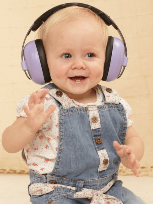 Casque anti bruit pour bébé Mauve (3 mois à 3 ans) - Kiabi