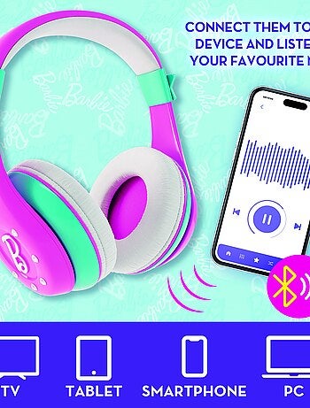 CASQUE BLUETOOTH BARBIE