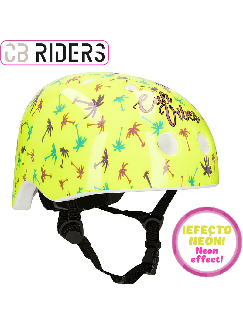Casque cb riders jaune fluo pour enfants N/A - Kiabi