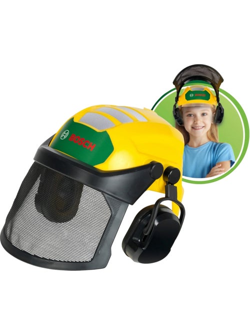 Casque de travailleur forestier avec visière - Kiabi