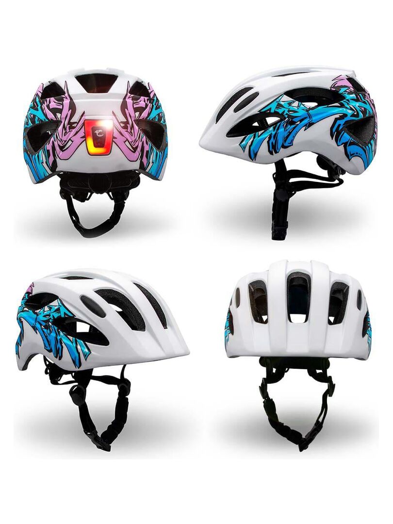 Casque De Vélo Pour Enfants De 6 À 12 Ans, Bleu Mignon