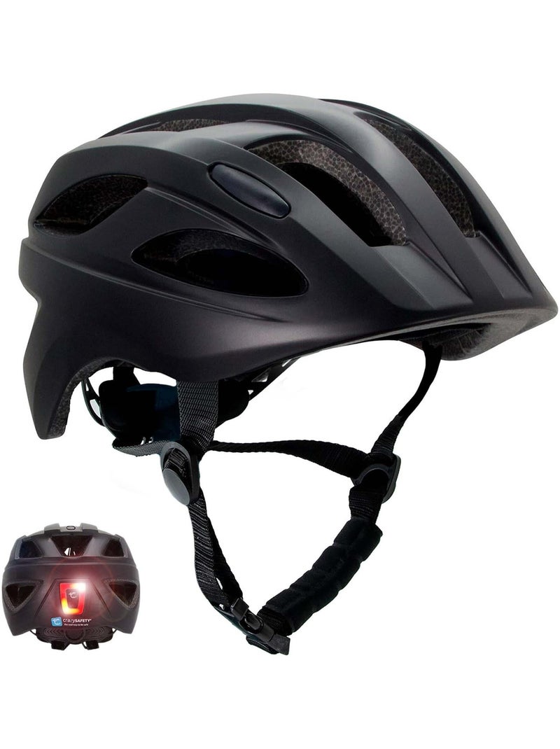 Casque de Vélo pour enfants de 6 à 12 ans | S.W.A.T. Noir| Certifié EN1078 Noir Noir - Kiabi