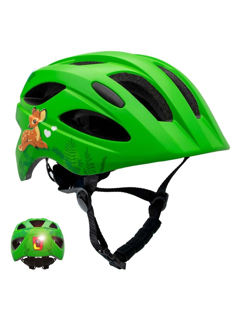 Casque de Vélo pour enfants de 6 à 12 ans | Vert Mignon| Certifié EN1078 Vert - Kiabi