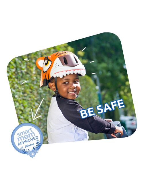Casque de Vélo pour enfants | Tigre Orange | Crazy Safety | Certifié EN1078 - Kiabi