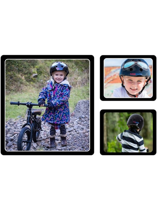 Casque enfant Black Goggle Medium - Kiabi