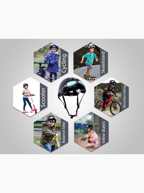 Casque enfant Black Goggle Medium - Kiabi