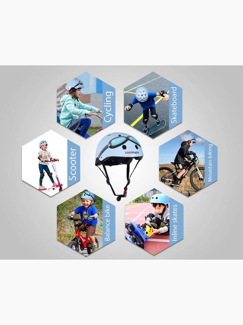 Casque enfant Blue Goggle Medium - Kiabi