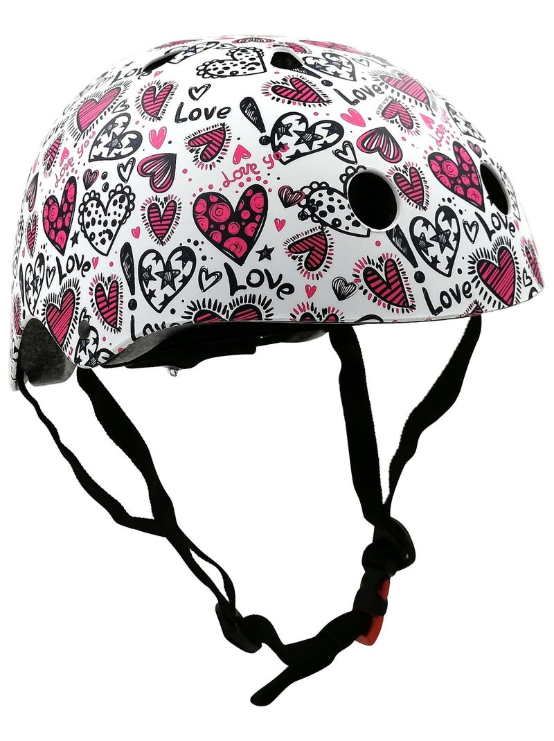 Casque enfant Love Medium Rose - Kiabi