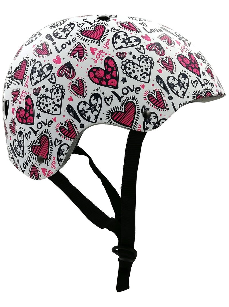 Casque enfant Love Medium Rose - Kiabi