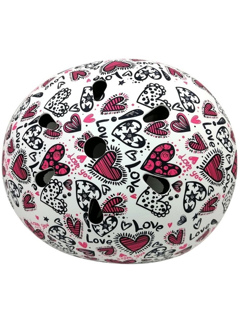 Casque enfant Love Medium Rose - Kiabi