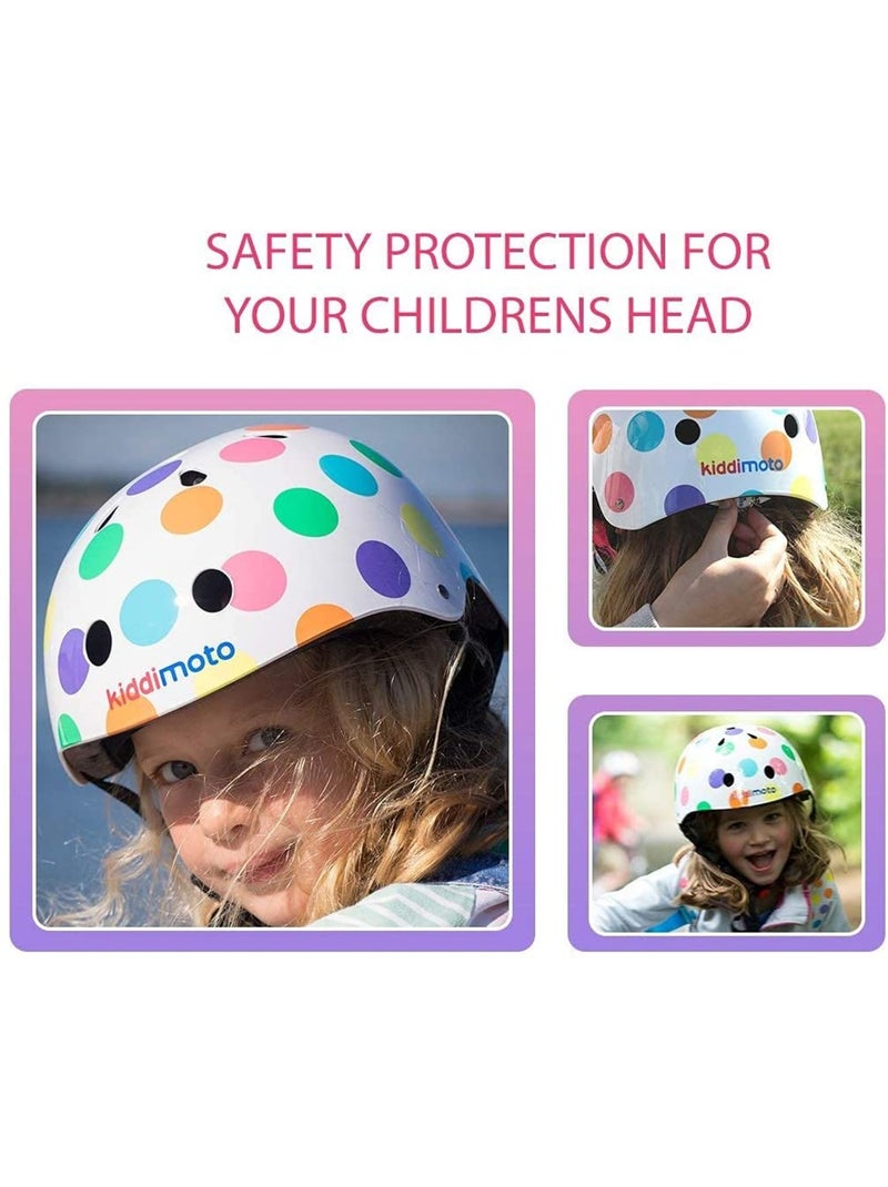 Casque enfant Pastel Dotty Medium Rose - Kiabi