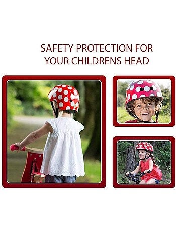 Casque enfant Red Dotty Medium