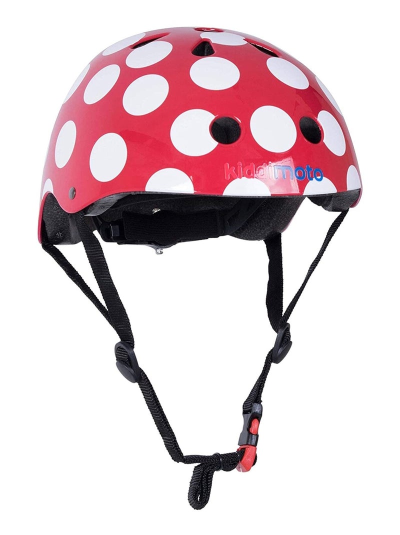 Casque enfant Red Dotty Medium Rouge - Kiabi
