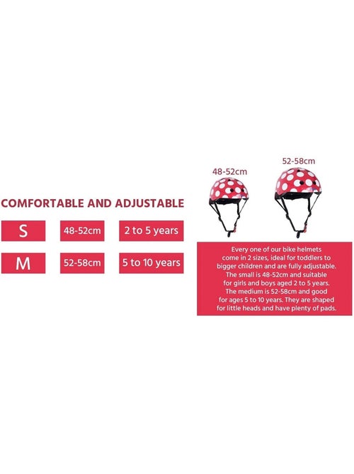 Casque enfant Red Dotty Medium - Kiabi
