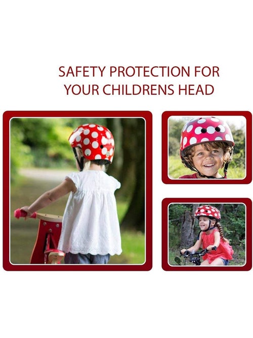 Casque enfant Red Dotty Medium - Kiabi